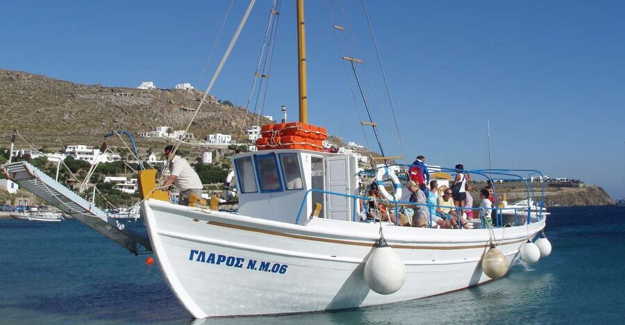Mykonos: South Coast Cruise - The return to Ornos and Platis Yialos