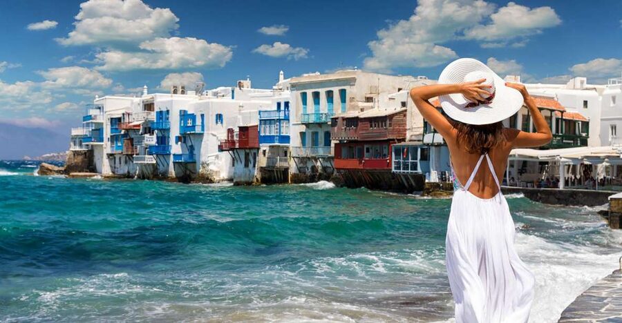 Mykonos Walking Tour - Matogianni, where old lanes meet designer shops