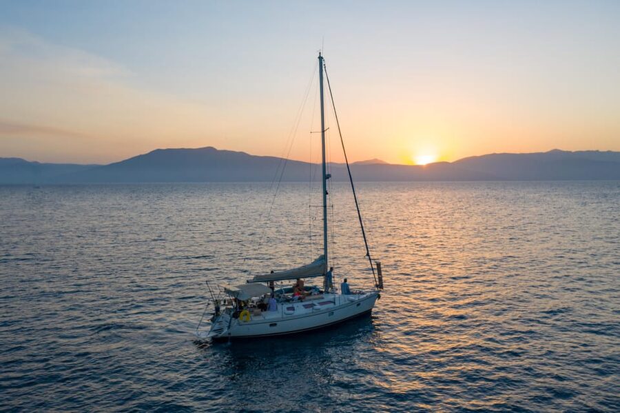 Nafplio Sun Sail Cruises | Semi-Private Half Day | With Meal - A Greek meal served aboard the boat