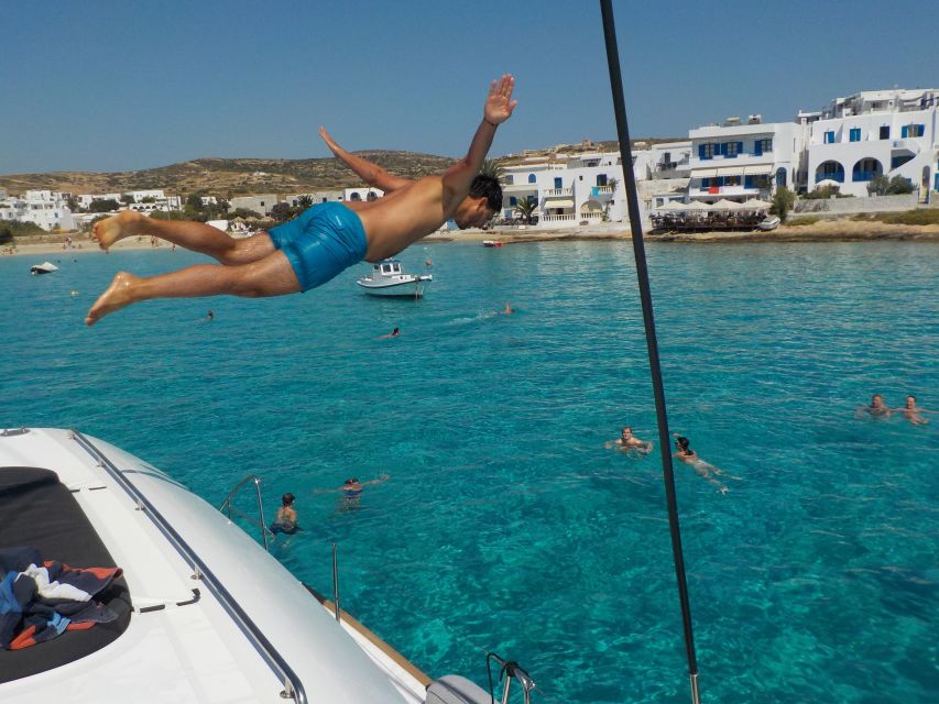 Naxos: Catamaran Cruise with Swim Stops, Food, and Drinks - The boats: Danae, Rena, Anassa, and Steve π