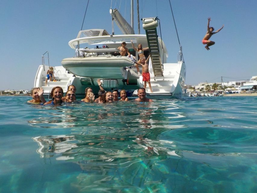 Naxos: Catamaran Cruise with Swim Stops, Food, and Drinks - The crew makes the difference
