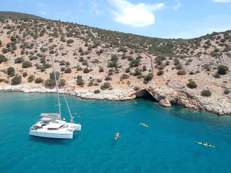 Naxos: Naxos Catamaran Sailing Cruise with Lunch and Drinks - What the sailing day feels like