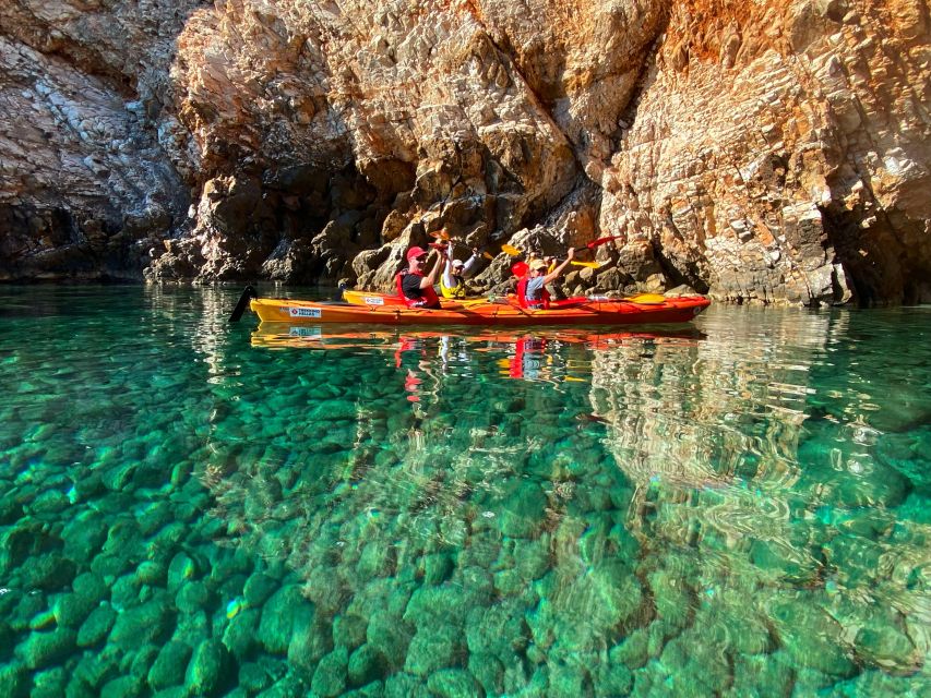 Naxos: Rhina Cave and Coastline Sea Kayaking Tour - Swimming and Snorkeling at Rhina Cave