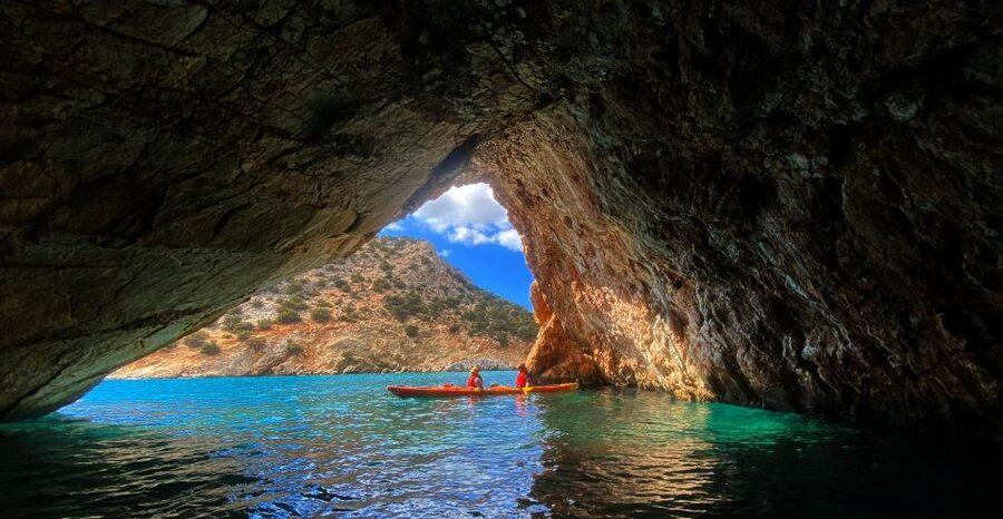 Naxos: Rhina Cave and Coastline Sea Kayaking Tour - What the 9 Kilometer Paddle Feels Like