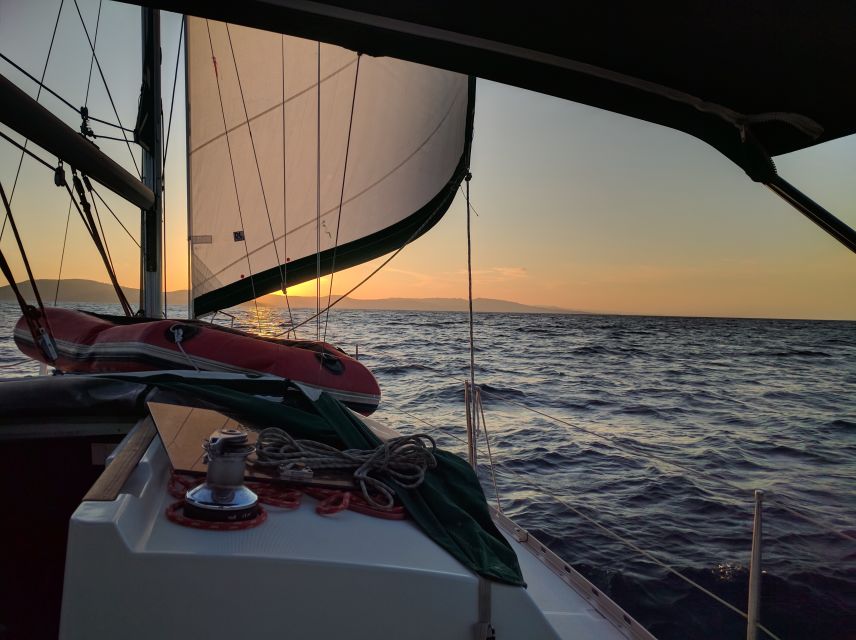Neos Marmaras: Sunset West Sithonia Islets Sailboat Tour - What $57 buys you