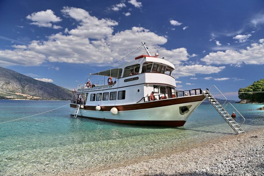 Nydri: Boat Cruise to the famous beaches of Lefkada - Egremni: the day’s best stretch of beach time