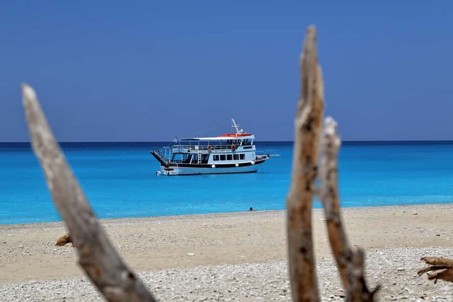 NYDRI: Cruise to Egremni, Porto Katsiki, Agiofili of Lefkada - Egremni Beach, the longest stop at two hours