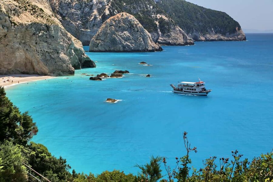 NYDRI: Cruise to Egremni, Porto Katsiki, Agiofili of Lefkada - Agiofili or Lakka Beach in the afternoon