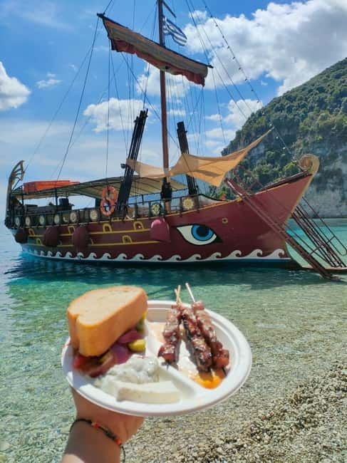 Nydri: Full-Day Wooden Boat Cruise with BBQ & Drinks - Walking through Spartohori on Meganisi