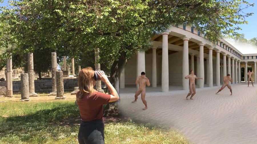 Olympia: Tour with Virtual Reality and Audio - Why the VR glasses matter at Ancient Olympia