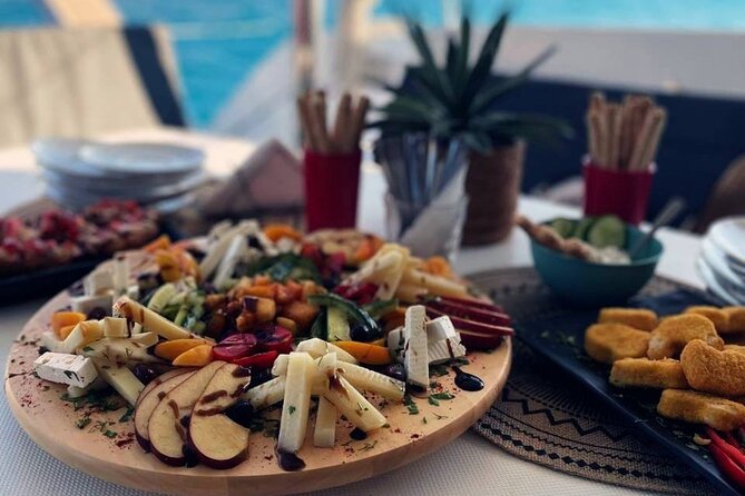 Panormo: Luxury Sunset Catamaran Cruise Sushi & Open Bar - Sailing Toward Bali Bay or Skaleta