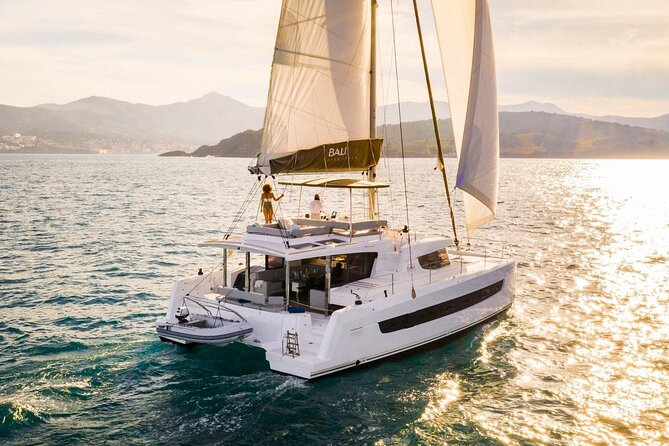 Panormo: Luxury Sunset Catamaran Cruise Sushi & Open Bar - Swimming, SUP Boards, and the Pink Flamingo