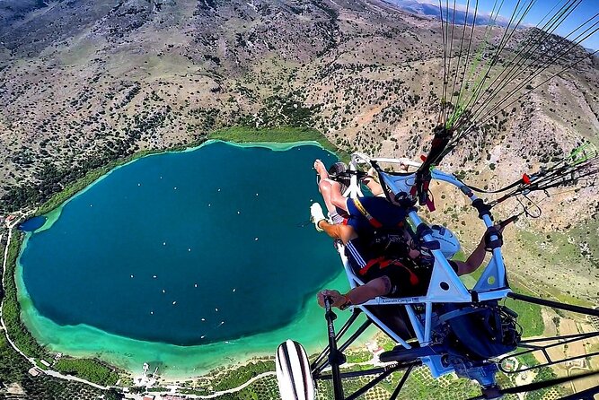 Paragliding Tours in Crete - Sitting Above Crete in a Tandem Paratrike