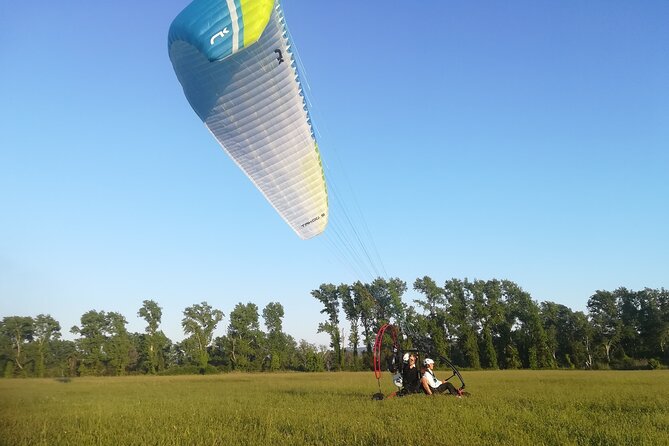 Paramotor Trike Flight at Corfu - Paleokastritsa from a rare angle