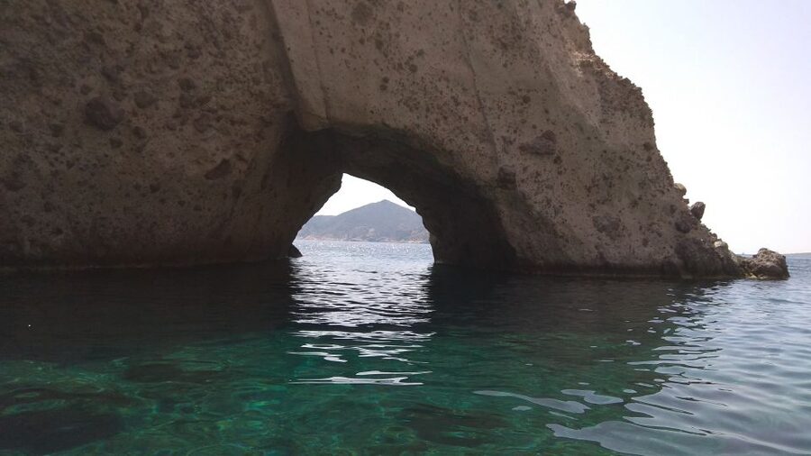 Paros: Antiparos Island and Despotiko Private Boat Trip - Blue Lagoon: the first long swim