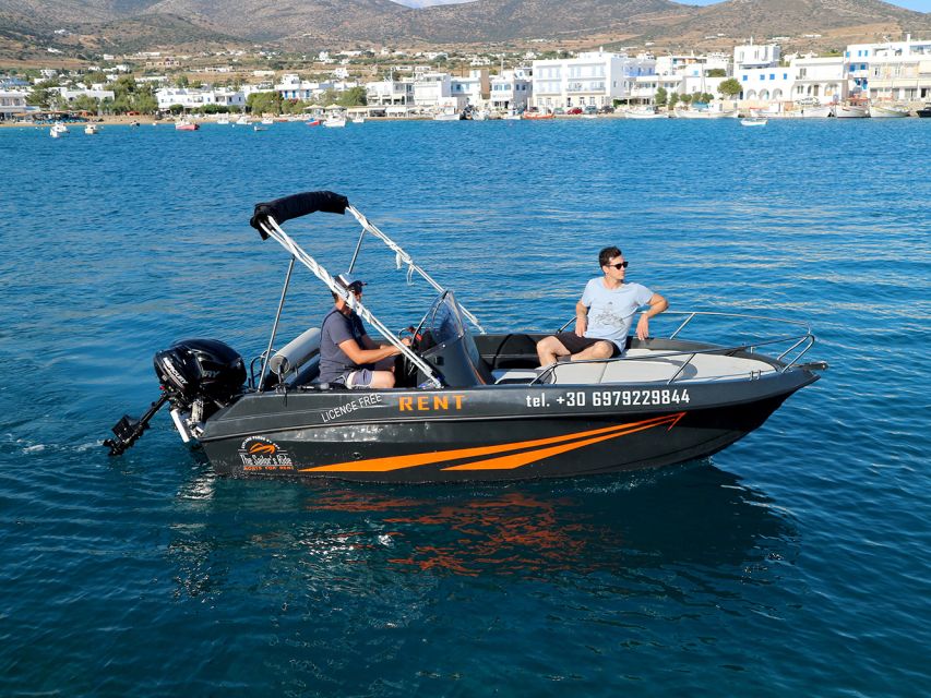 Paros: Full-Day Small Boat Rental with Self-Driving - Despotiko, lunch, and a change from swimming