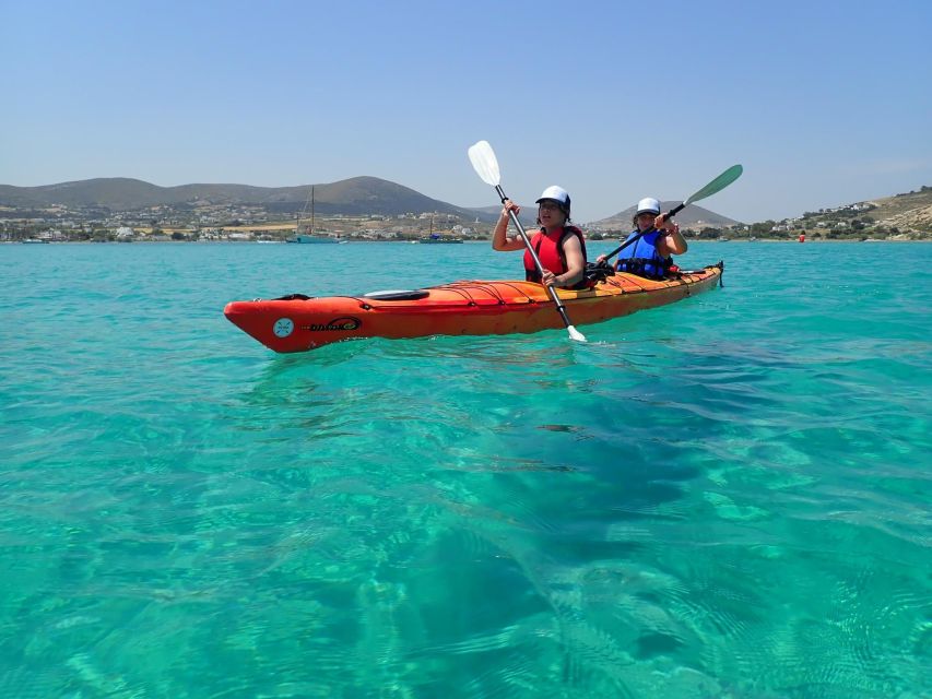 Paros: Sea Kayak Trip with Snorkeling and Snack or Picnic - The morning route: six hours of coast, coves, and stops