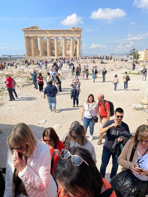 Parthenon & Acropolis Guided Tour in Spanish -Option Tickets - Temple of Athena Nike and the first major views