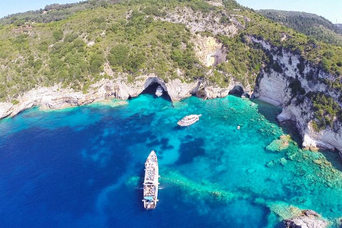 Paxos Antipaxos Blue Caves (Lakka Village) from Corfu - Leaving Corfu with history on both sides