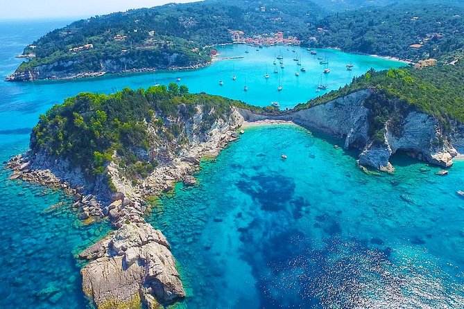 Paxos Antipaxos Blue Caves (Lakka Village) from Corfu - Lakka: two hours for lunch, shops, and a swim