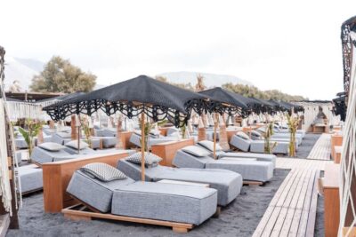 Perivolos Beach: Sun-Bed Experience FortyOne Bar Restaurant