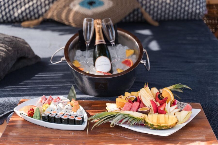 Perivolos Beach: Sun-Bed Experience FortyOne Bar Restaurant - Comfort, music, and small practical details