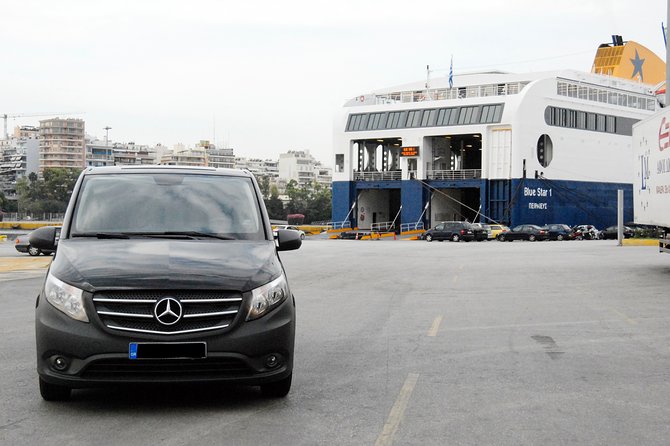 Port Transfer - Inside the sedan or minivan