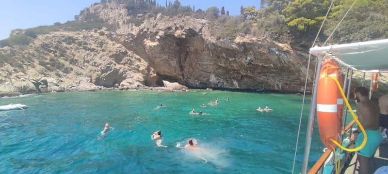 Porto Rafti: Athens East Attica Hidden Gems Cruise - Greek snacks, fruit, and drinks included
