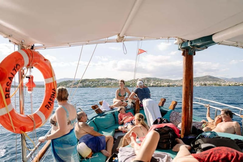 Porto Rafti: Athens East Attica Hidden Gems Cruise - The Colossus of Porto Rafti and the coastal views