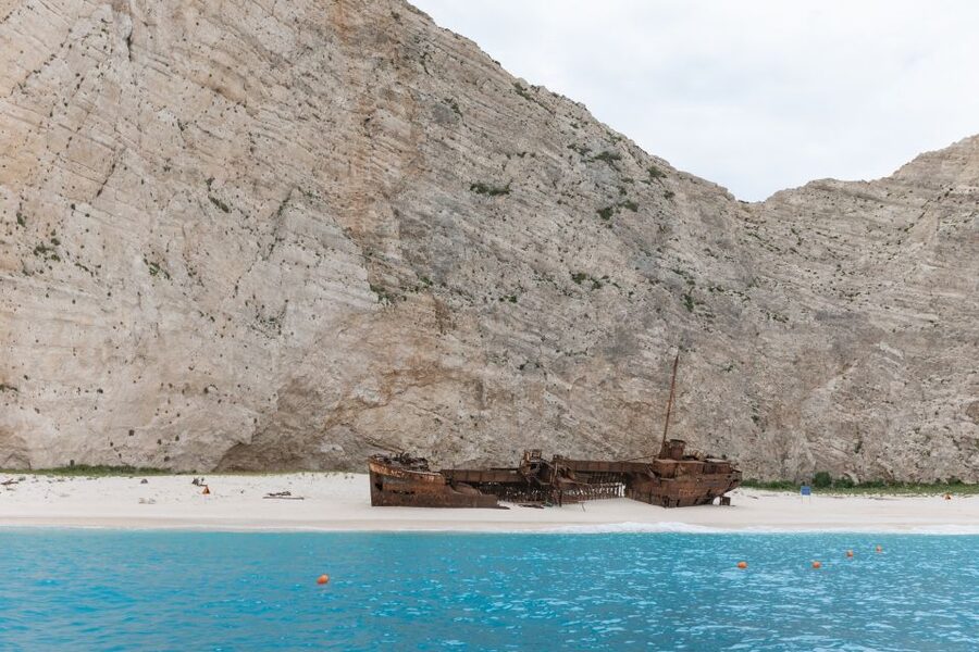 Porto Vromi: Navagio Shipwreck Beach & Blue Caves by Boat - White Beach, Sfogio, and Porto Steniti