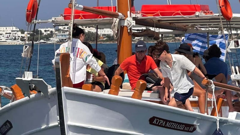 Pounta: Paros & Antiparos Cruise, Swimming & Seafood Lunch - What you actually eat and drink