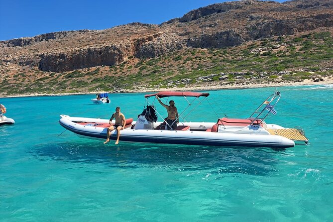 Private Boat Trip Chania - Balos (price is per group-up to 9 people) - Leaving from Akti Enoseos in Chania
