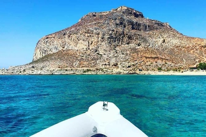 Private Boat Trip Kissamos Balos (price per group - up to 10 people) - Balos Lagoon: two hours in famous blue water