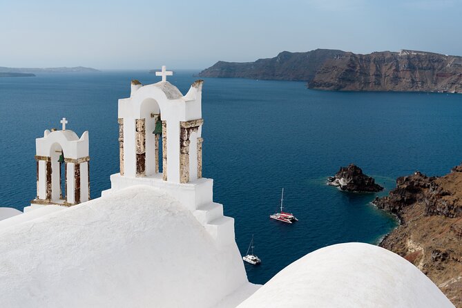 Private Classic Santorini Panorama: Visit the most popular destinations! - Profitis Ilias puts the whole island beneath you