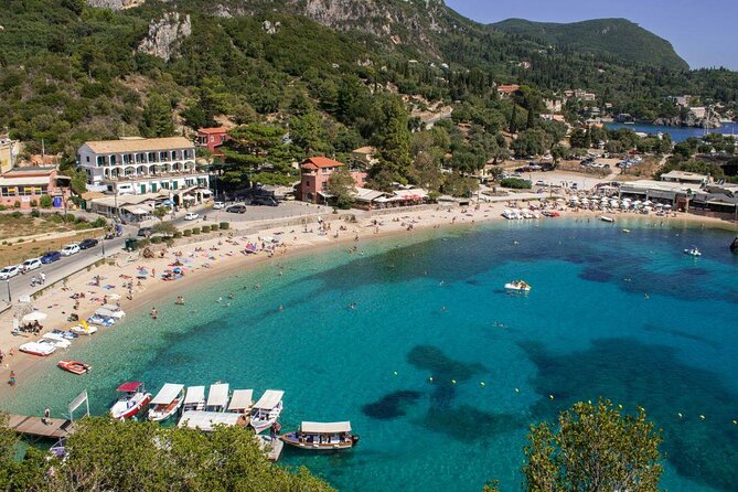 Private Corfu Tour- Glyfada & Paleokastritsa beach - The monastery above the bays