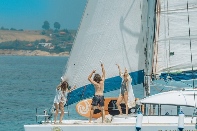 Private Half Day cruise on Catamaran in Corfu - Drinks, fruit, and an easy pace on board