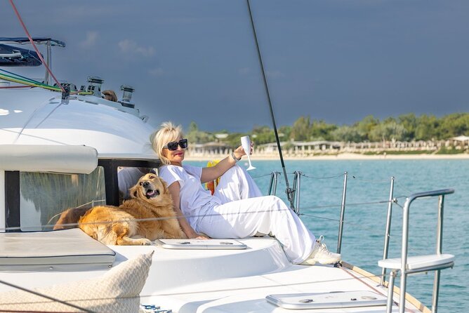 Private Half Day cruise on Catamaran in Corfu - A good choice for celebrations and family groups