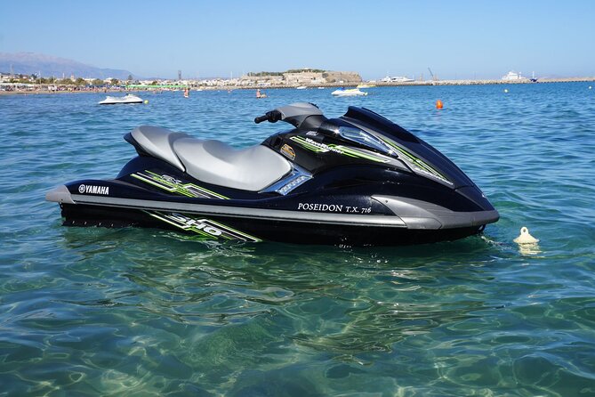Private Jet Ski Activity on the Beach at Rethymno - The Safety Briefing Comes Before the Speed