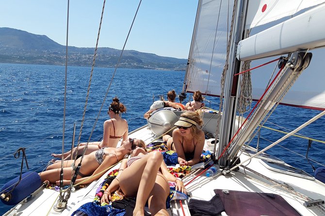 Private Sail in Chania - Lunch aboard the yacht is part of the value