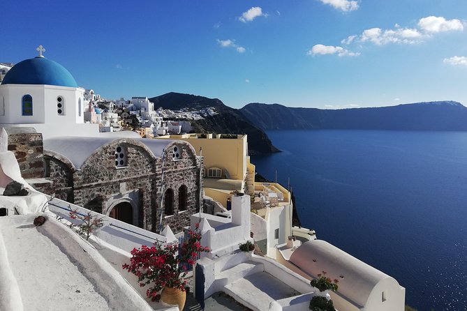 Private Santorini Sightseeing Tour – Customizable,Cruise Friendly - Three Bells of Fira and the first caldera views