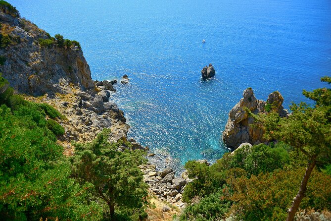 Private Tour of Corfu Beaches Paleokastritsa and Glyfada - The drive across Corfu to Glyfada