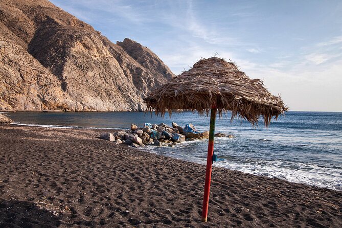 Private Tour: Santorini Highlights with Akrotiri - Venetsanos Winery above the volcanic coast