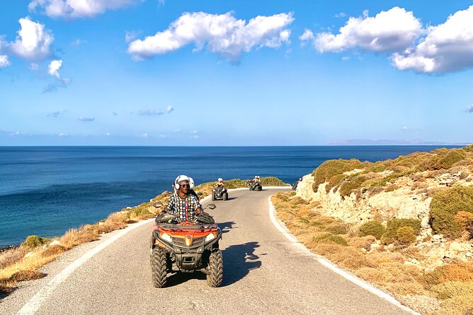 Quad Safari from Platanias of Chania - Manoliopoulo: the first move into the hills