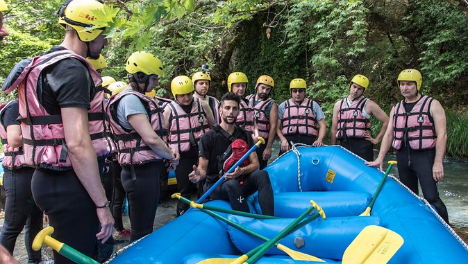 Rafting Lousios river - Arriving at the Trekking Hellas Base