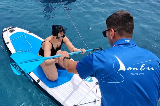 Rethymno Catamaran Cruise: Healthy Lunch & Open Bar - Leaving Rethymno Port with breakfast on board