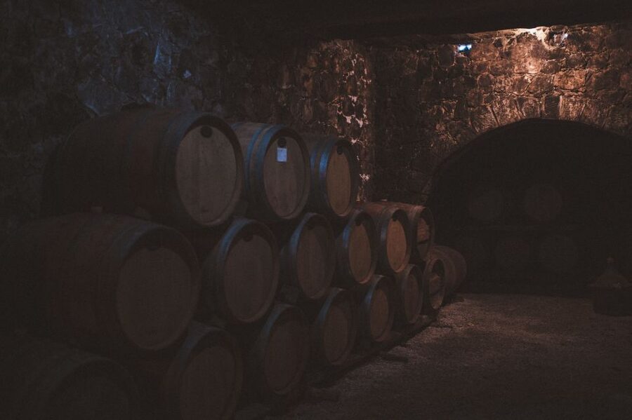 Rethymno: Private Winery & Olive Oil Tasting Tour with Lunch - Walking through Dourakis Winery