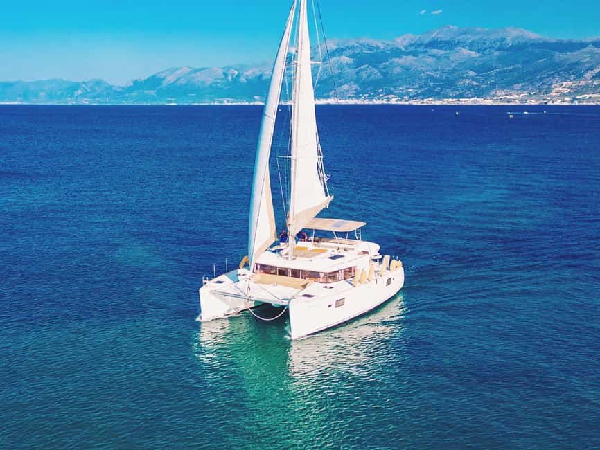Rethymno: Sailing Catamaran Cruise with Meal & Drinks - Georgioupoli and the bay stop: the heart of the day