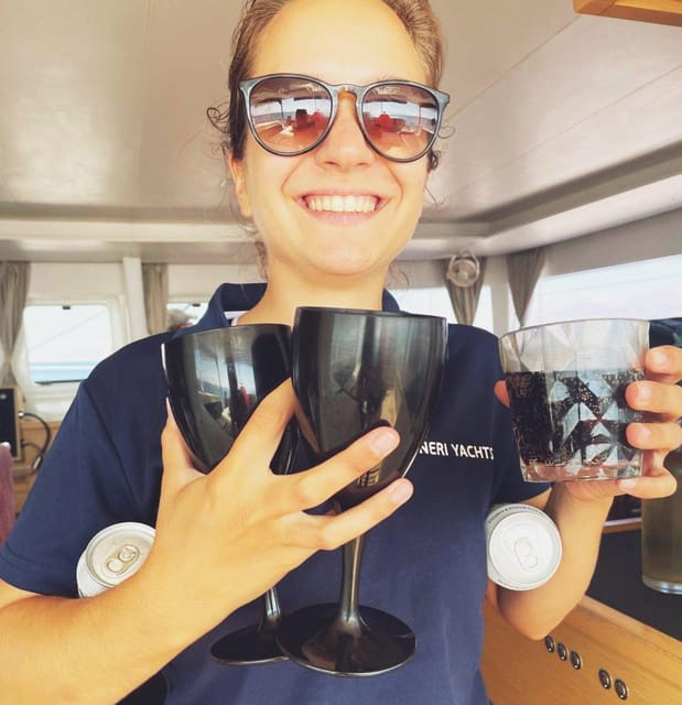 Rethymno: Sunset Catamaran Cruise - Sushi & Open Bar - Sushi, fruit, and the open bar