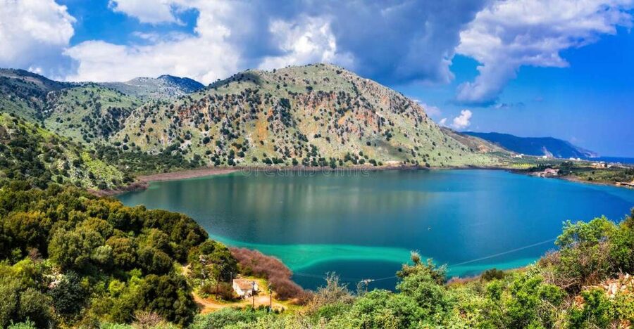 Rethymnon: Kournas Lake, Argyroupolis, and Olive Oil Tour - Argyroupolis springs and the village stop