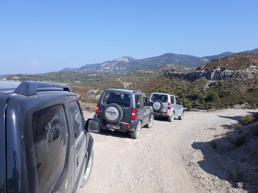 Rhodes: 4x4 Self-Drive Jeep Tour with Pickup in the North - What the $88 price really covers